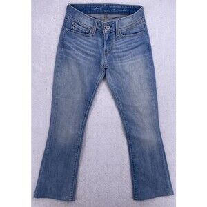 Levi's Demi Curve Skinny Bootcut Jeans Women 24x27 Blue Stretch Denim Low Rise